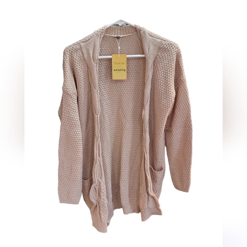 Amazon NWT Pale Pink Cardigan